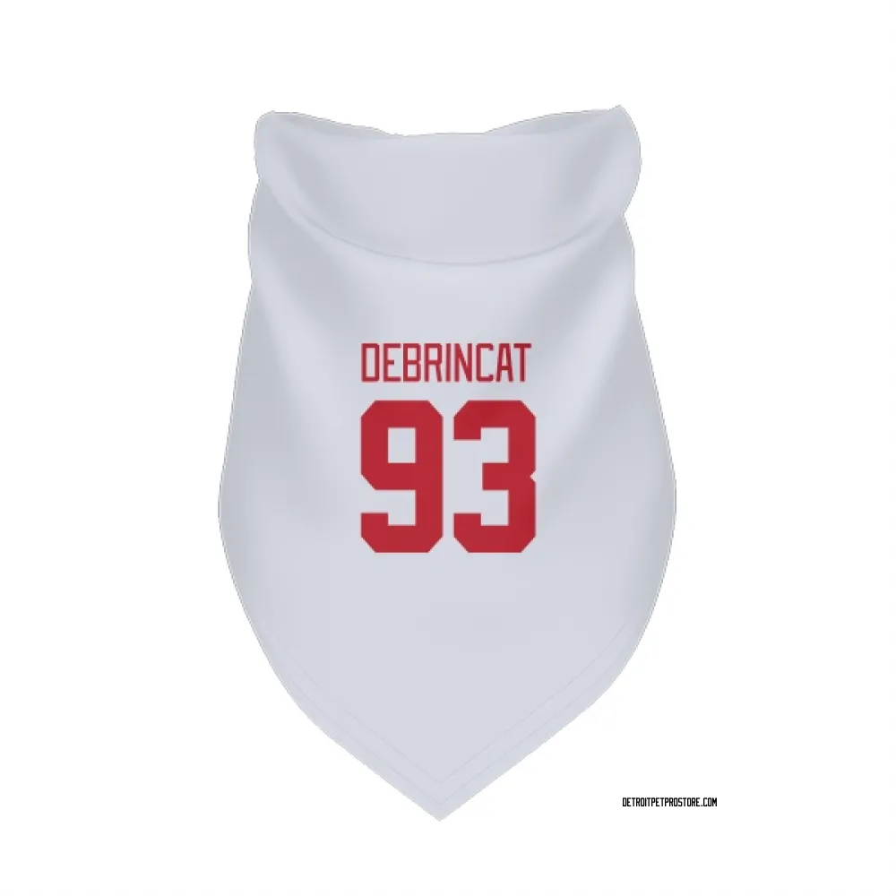 Detroit Red Wings Alex DeBrincat White Pet Bandana for Dog & Cat