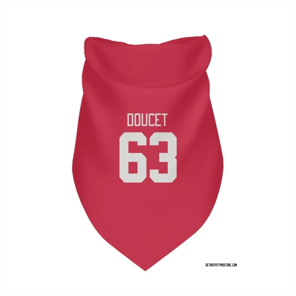 Detroit Red Wings Alexandre Doucet Red Pet Bandana for Dog & Cat