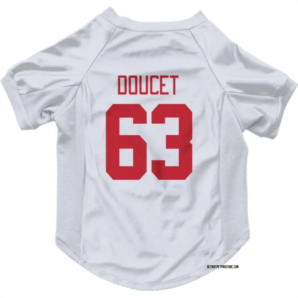Detroit Red Wings Alexandre Doucet White Pet Jersey for Dog & Cat