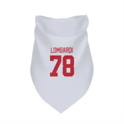 Detroit Red Wings Amadeus Lombardi White Pet Bandana for Dog & Cat