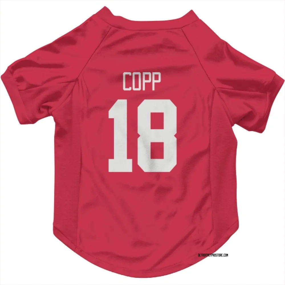 Detroit Red Wings Andrew Copp Red Pet Jersey for Dog & Cat