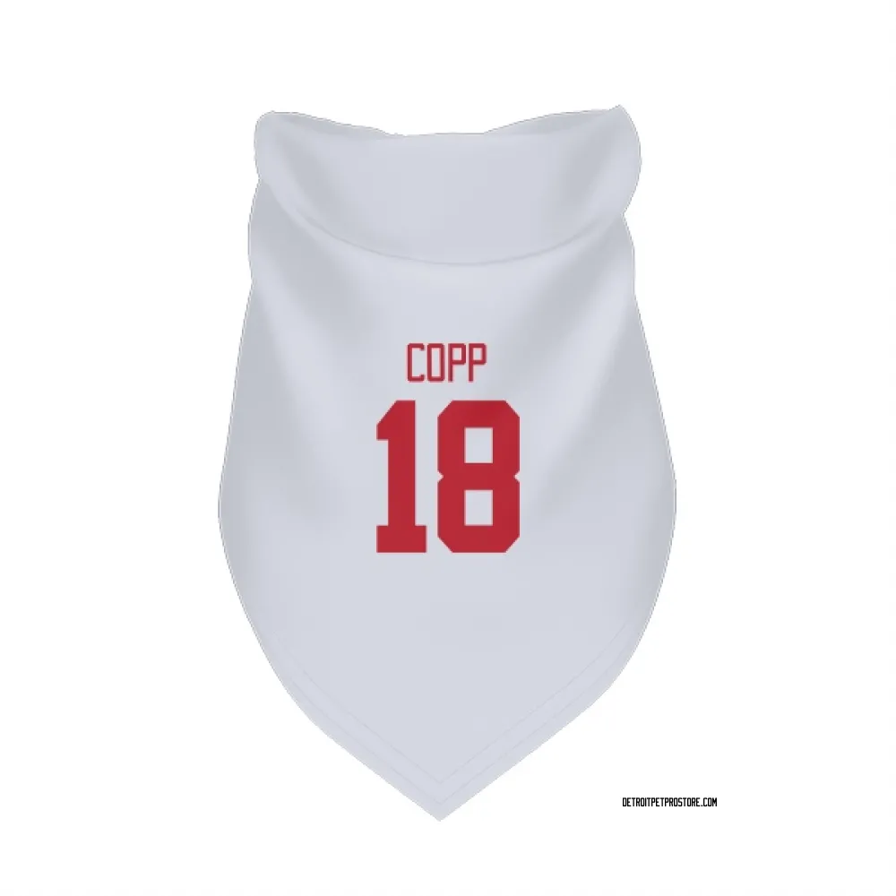 Detroit Red Wings Andrew Copp White Pet Bandana for Dog & Cat