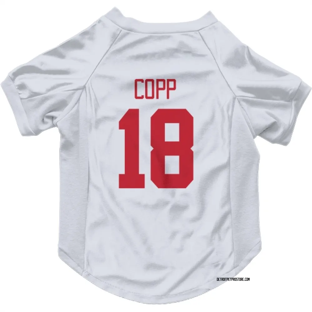 Detroit Red Wings Andrew Copp White Pet Jersey for Dog & Cat