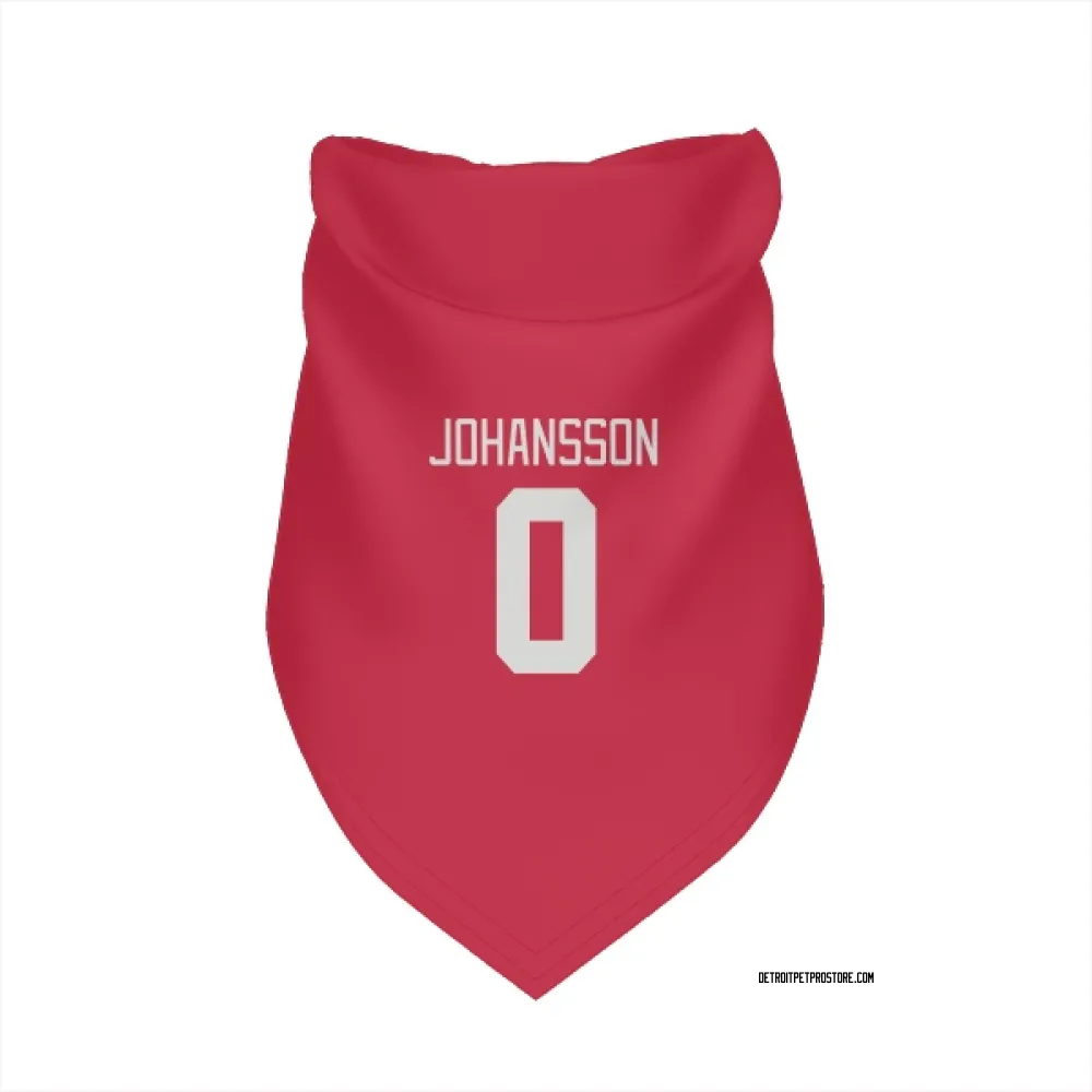 Detroit Red Wings Anton Johansson Red Pet Bandana for Dog & Cat