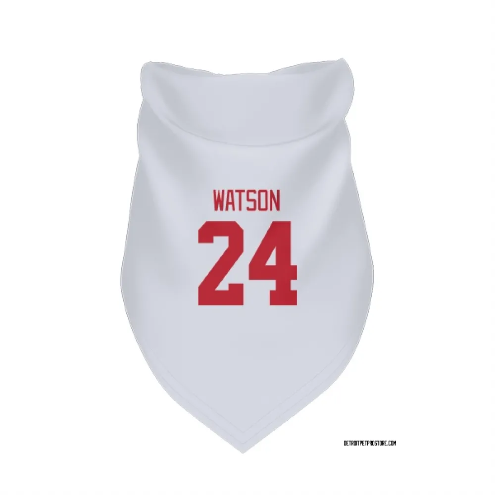 Detroit Red Wings Austin Watson White Pet Bandana for Dog & Cat