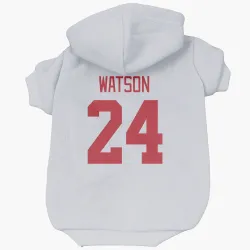 Detroit Red Wings Austin Watson White Pet Hoodie for Dog & Cat