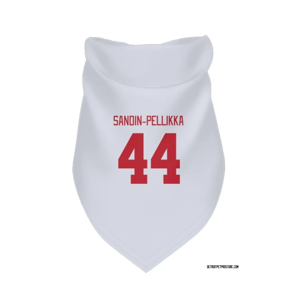 Detroit Red Wings Axel Sandin-Pellikka White Pet Bandana for Dog & Cat