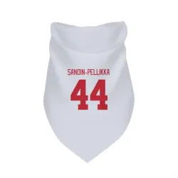 Detroit Red Wings Axel Sandin-Pellikka White Pet Bandana for Dog & Cat