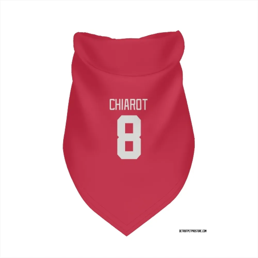 Detroit Red Wings Ben Chiarot Red Pet Bandana for Dog & Cat