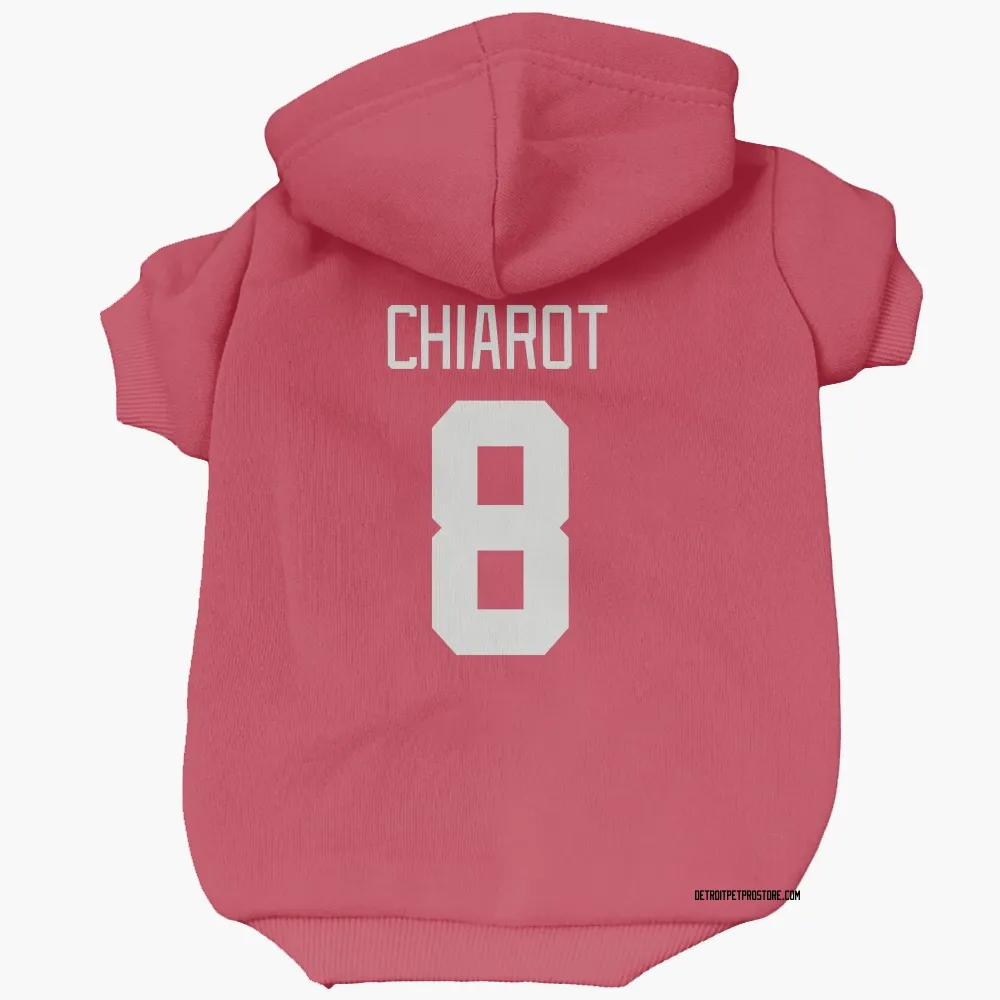 Detroit Red Wings Ben Chiarot Red Pet Hoodie for Dog & Cat