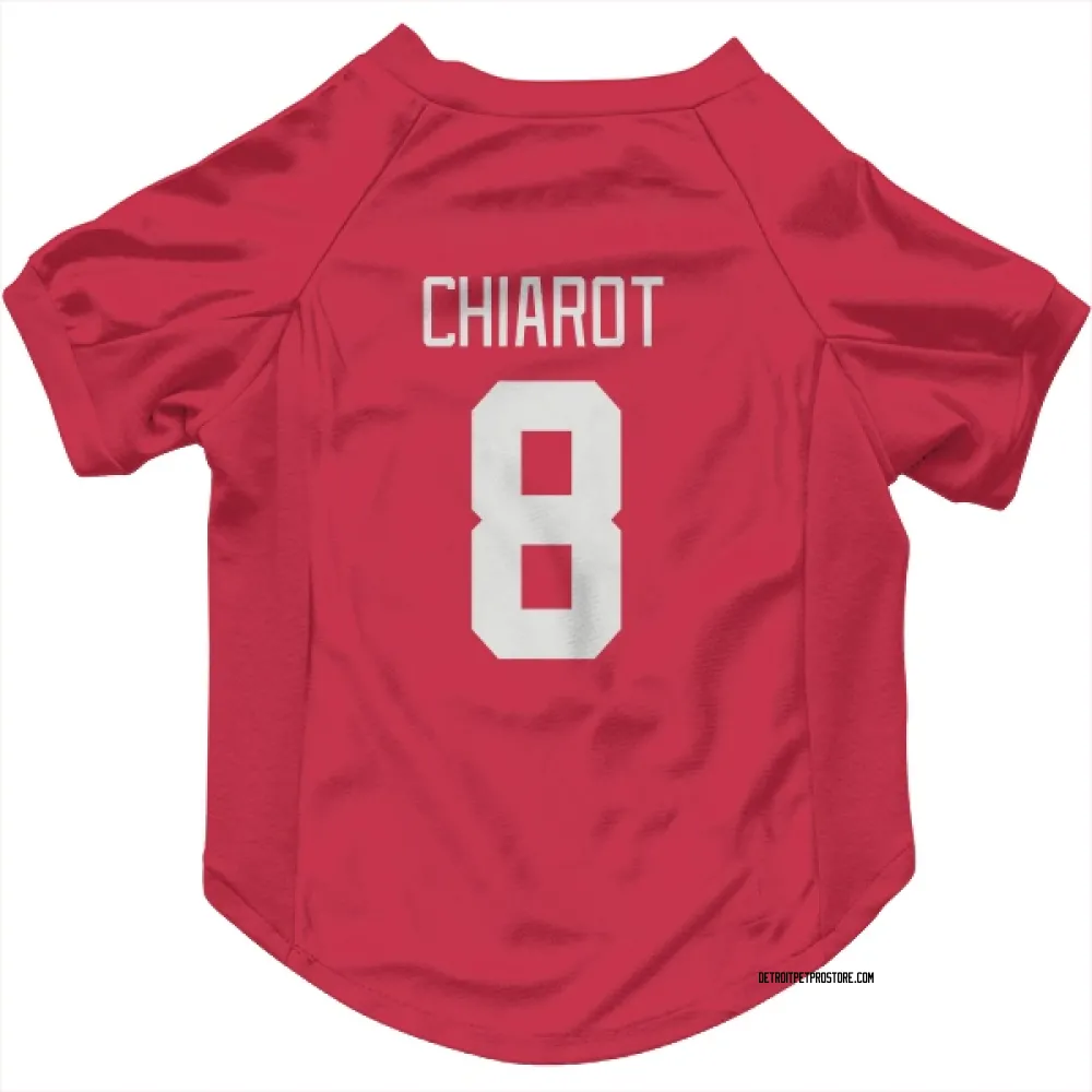 Detroit Red Wings Ben Chiarot Red Pet Jersey for Dog & Cat