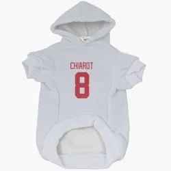 Detroit Red Wings Ben Chiarot White Pet Hoodie for Dog & Cat