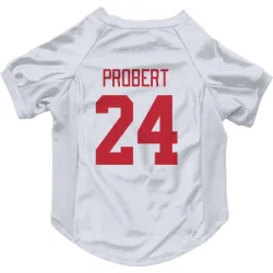 Detroit Red Wings Bob Probert White Pet Jersey for Dog & Cat