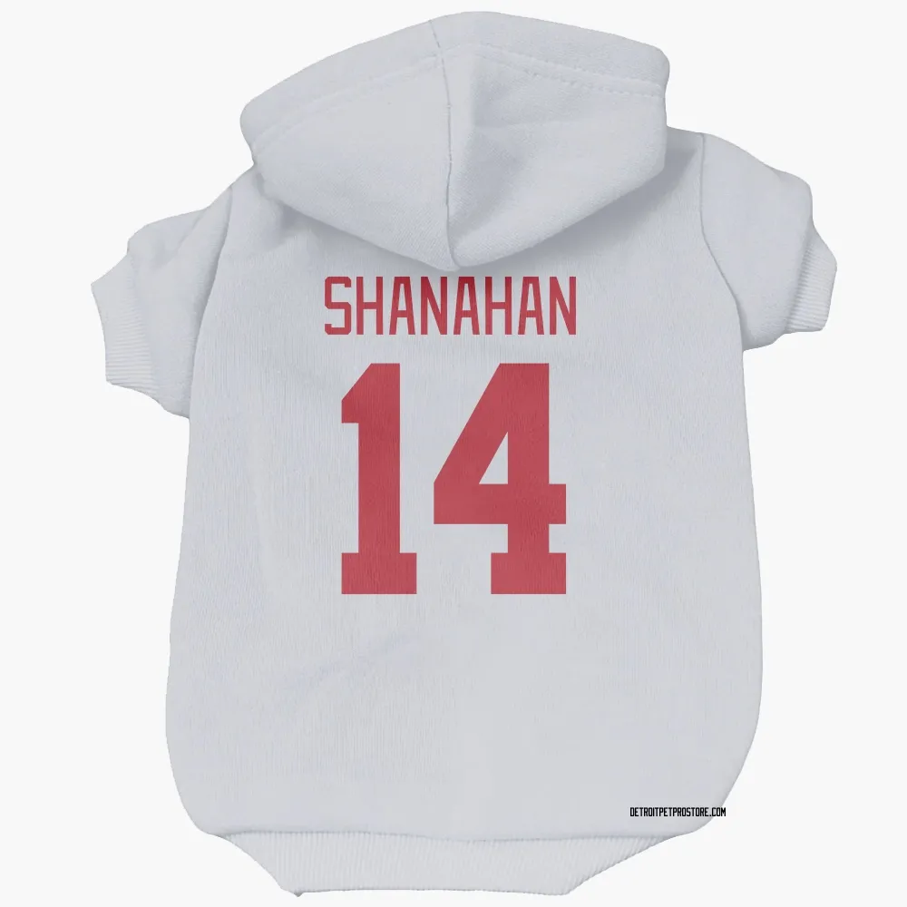 Detroit Red Wings Brendan Shanahan White Pet Hoodie for Dog & Cat