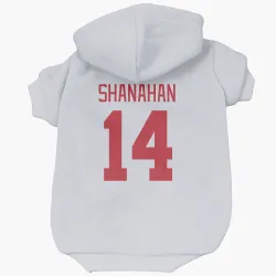 Detroit Red Wings Brendan Shanahan White Pet Hoodie for Dog & Cat