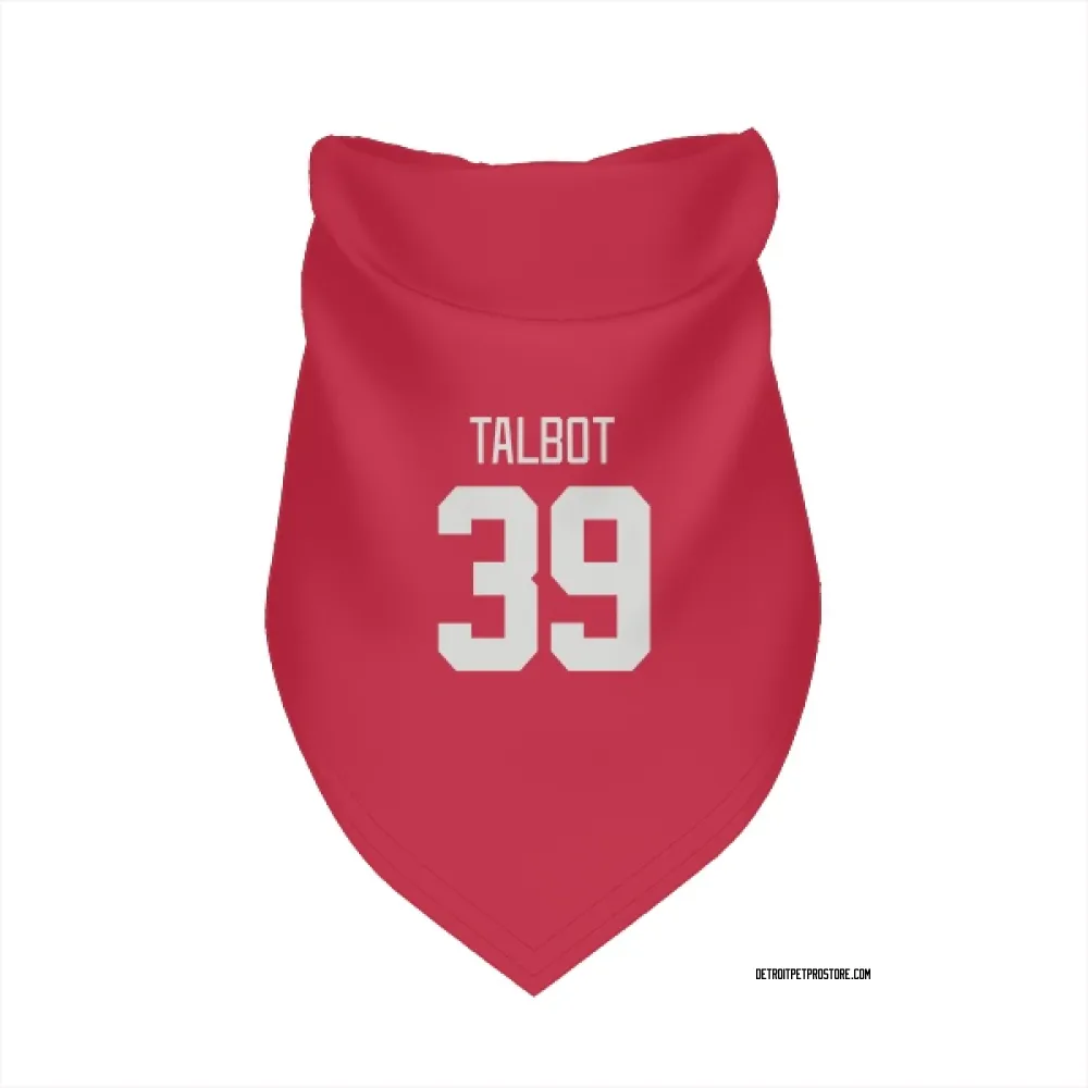 Detroit Red Wings Cam Talbot Red Pet Bandana for Dog & Cat