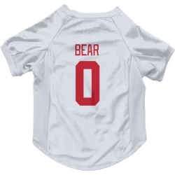 Detroit Red Wings Carter Bear White Pet Jersey for Dog & Cat