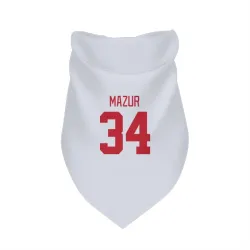Detroit Red Wings Carter Mazur White Pet Bandana for Dog & Cat