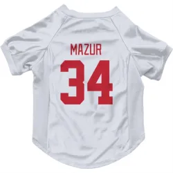 Detroit Red Wings Carter Mazur White Pet Jersey for Dog & Cat
