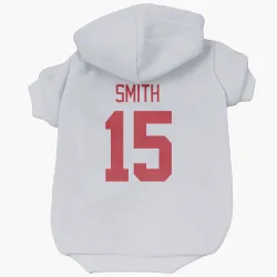 Detroit Red Wings Craig Smith White Pet Hoodie for Dog & Cat