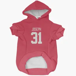 Detroit Red Wings Curtis Joseph Red Pet Hoodie for Dog & Cat