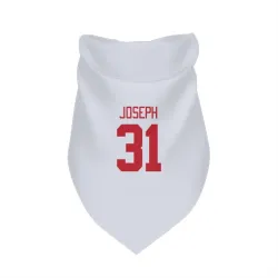 Detroit Red Wings Curtis Joseph White Pet Bandana for Dog & Cat