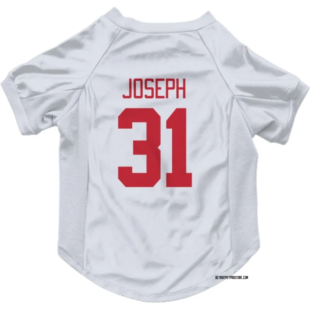 Detroit Red Wings Curtis Joseph White Pet Jersey for Dog & Cat