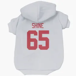 Detroit Red Wings Dominik Shine White Pet Hoodie for Dog & Cat