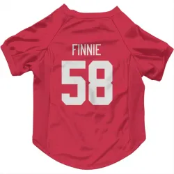 Detroit Red Wings Emmitt Finnie Red Pet Jersey for Dog & Cat