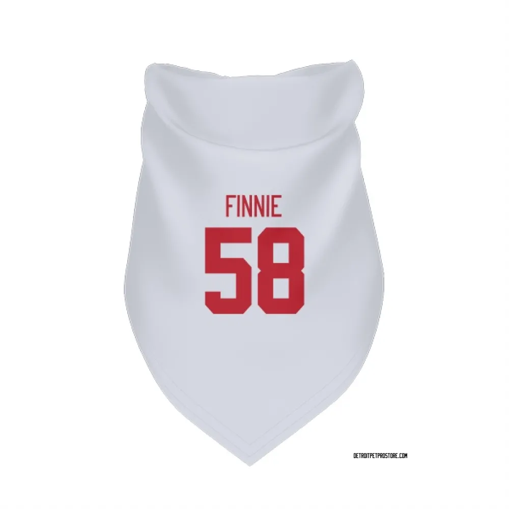 Detroit Red Wings Emmitt Finnie White Pet Bandana for Dog & Cat