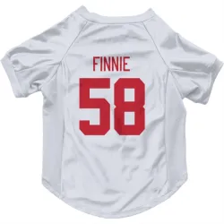 Detroit Red Wings Emmitt Finnie White Pet Jersey for Dog & Cat