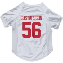 Detroit Red Wings Erik Gustafsson White Pet Jersey for Dog & Cat