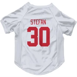 Detroit Red Wings Greg Stefan White Pet Jersey for Dog & Cat