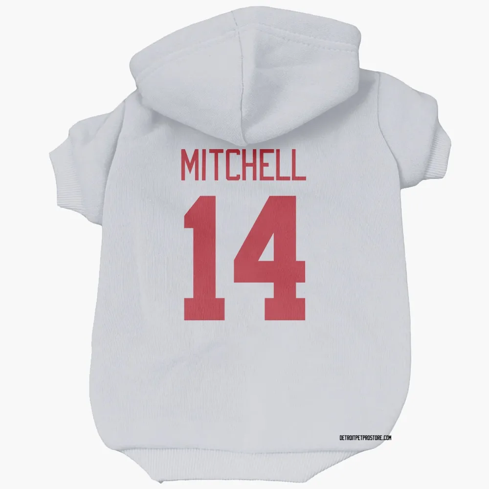 Detroit Red Wings Ian Mitchell White Pet Hoodie for Dog & Cat