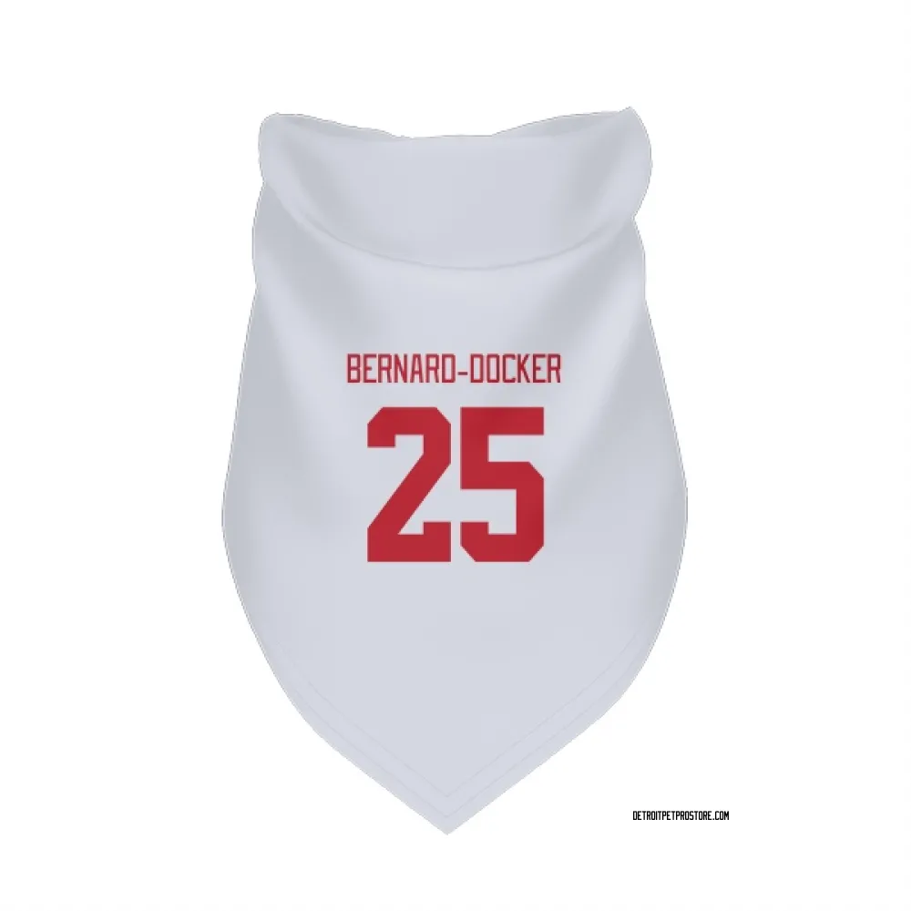 Detroit Red Wings Jacob Bernard-Docker White Pet Bandana for Dog & Cat