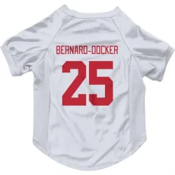 Detroit Red Wings Jacob Bernard-Docker White Pet Jersey for Dog & Cat