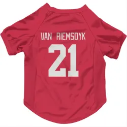 Detroit Red Wings James van Riemsdyk Red Pet Jersey for Dog & Cat