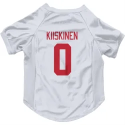 Detroit Red Wings Jesse Kiiskinen White Pet Jersey for Dog & Cat