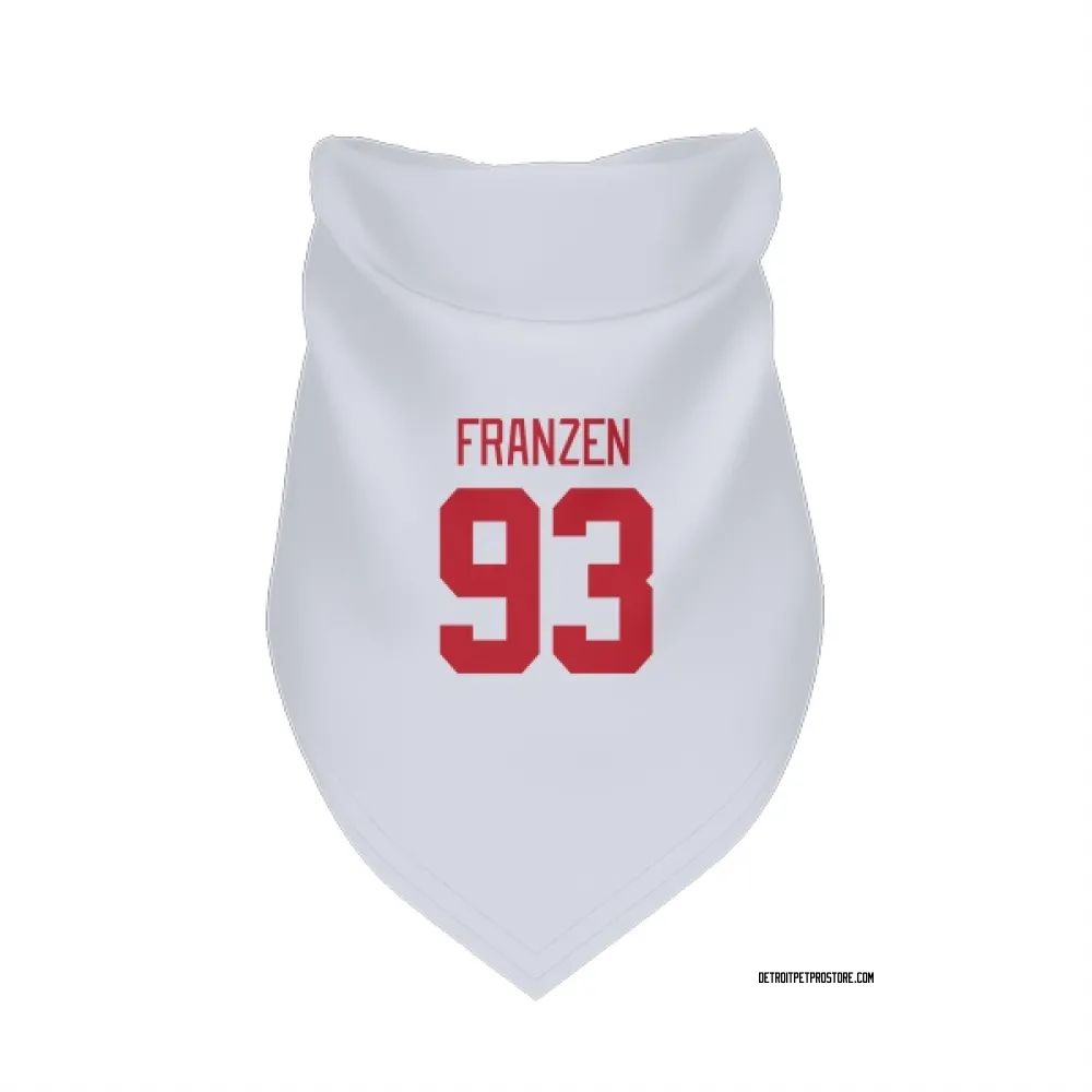 Detroit Red Wings Johan Franzen White Pet Bandana for Dog & Cat