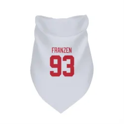 Detroit Red Wings Johan Franzen White Pet Bandana for Dog & Cat