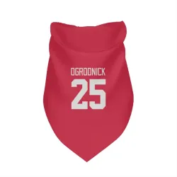 Detroit Red Wings John Ogrodnick Red Pet Bandana for Dog & Cat