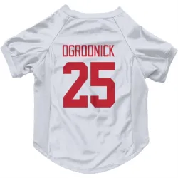 Detroit Red Wings John Ogrodnick White Pet Jersey for Dog & Cat