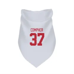 Detroit Red Wings J.T. Compher White Pet Bandana for Dog & Cat