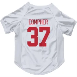 Detroit Red Wings J.T. Compher White Pet Jersey for Dog & Cat