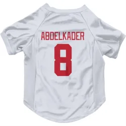 Detroit Red Wings Justin Abdelkader White Pet Jersey for Dog & Cat