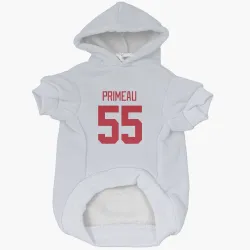 Detroit Red Wings Keith Primeau White Pet Hoodie for Dog & Cat