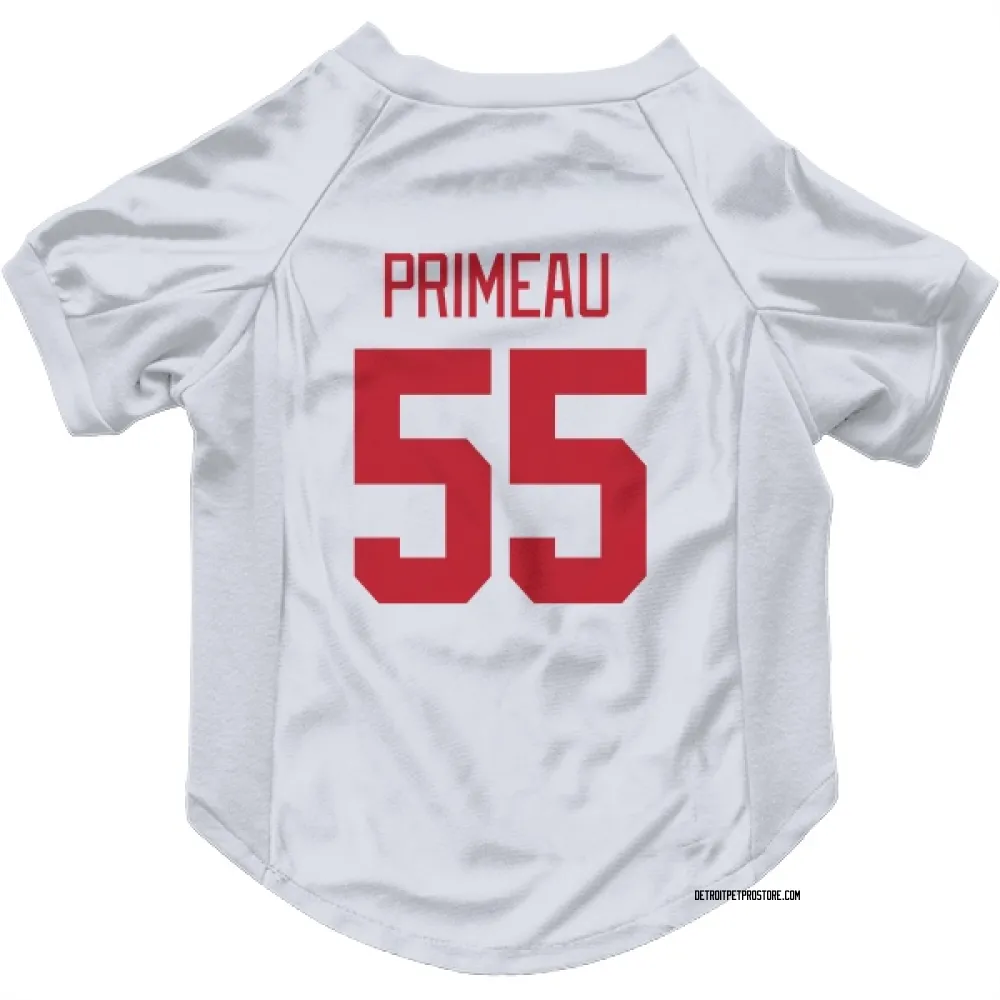 Detroit Red Wings Keith Primeau White Pet Jersey for Dog & Cat