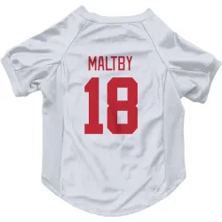Detroit Red Wings Kirk Maltby White Pet Jersey for Dog & Cat
