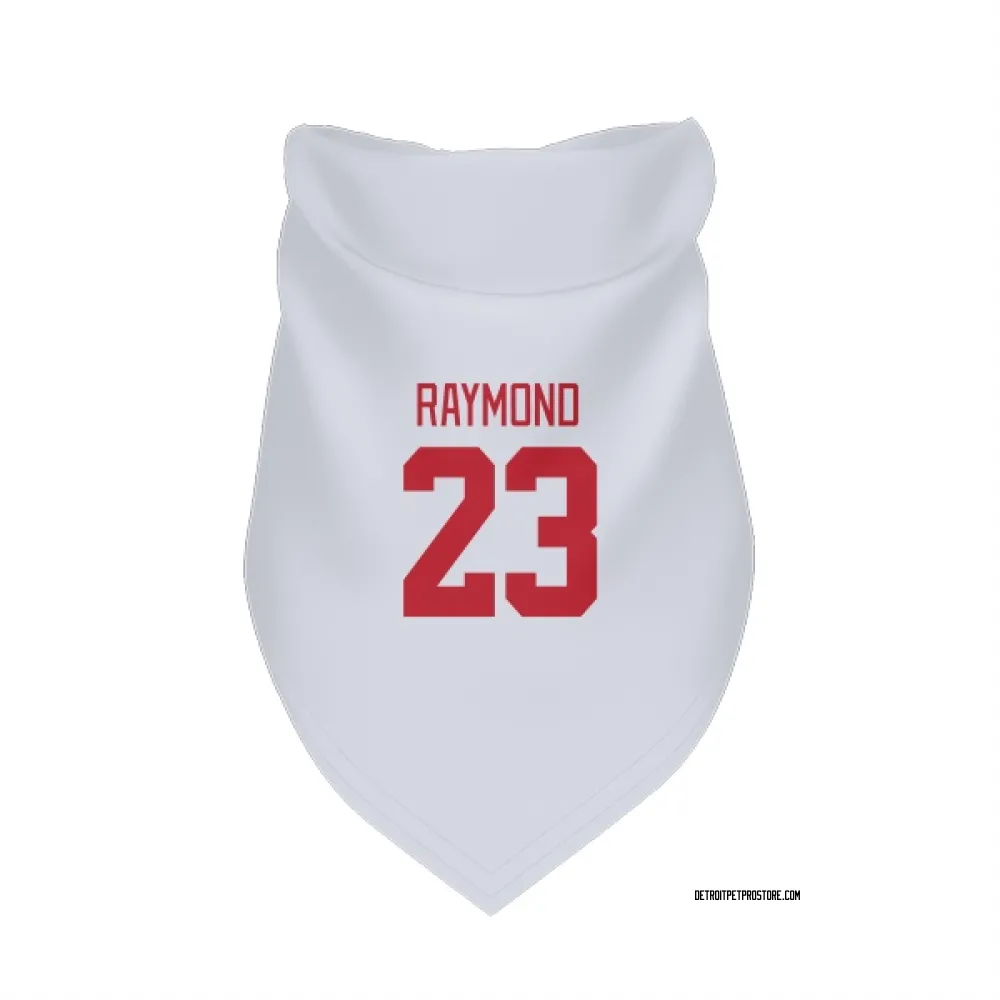 Detroit Red Wings Lucas Raymond White Pet Bandana for Dog & Cat