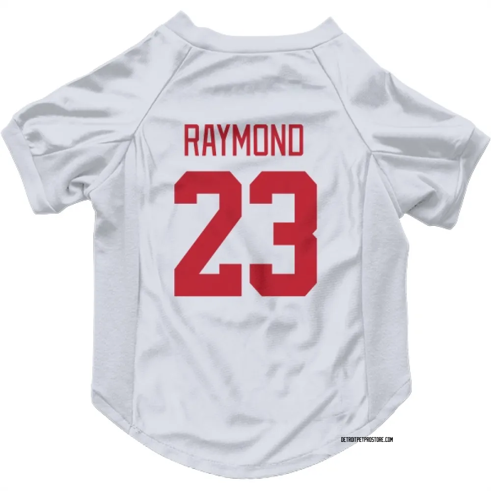 Detroit Red Wings Lucas Raymond White Pet Jersey for Dog & Cat